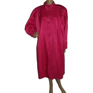 Sherwood Rain Coat Womens Size 10 Long Pink Midi waterproof jacket vintage